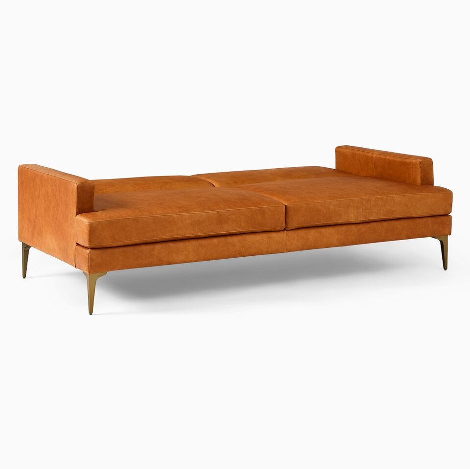 Andes Double Leather Futon West Elm Australia